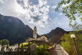 Church San Gregory garden