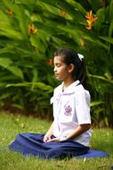 Girl Buddhism Meditation