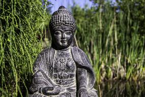 stone Buddha Feng Shui Relaxation statue