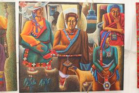 Tibetan Monks as a Painting