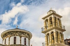 Dome Belfry, skopelos, greece