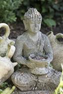 small stone Buddha figure