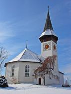 Religion Christianity Church at winter