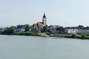 church in the village in wachau, Austria