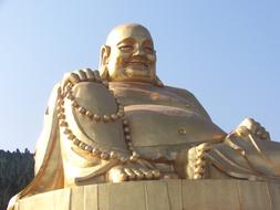 China Buddhism Qianfo statue