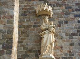 Statue Holy Virgin Mary With Jesus