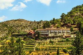 landscape of Monastery Religion Church
