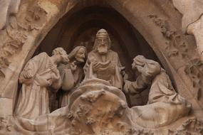 Church Basilica stone people