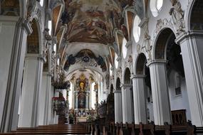 interior of Monastery Church Religion