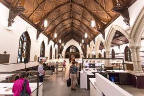Library Church Architecture in Quebec city