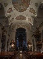 Church Nave Altar and roof