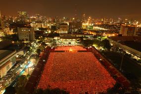 ceremony at the square in bangkok