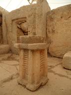 mnajdra archaeological site in Crendy, Malta