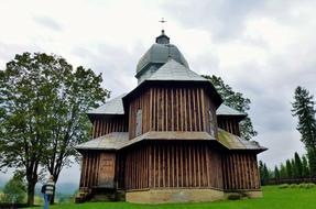 wooden Architecture Church in Hungary