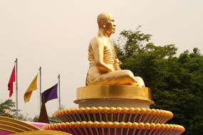 Budha Monk Gold temple