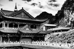 Temple Black And White