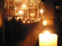 Church Prayer Candles lights