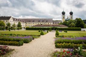 Metten Monastery Abbey garden