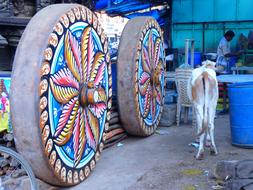 Temple colorful Car Ratha