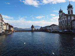 Chapel Bridge Tower in Lucerne