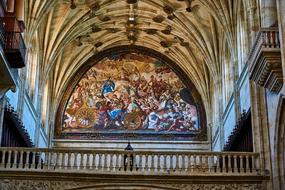Historically monastery in Spain Salamanca
