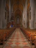 Church altar in Germany Architecture