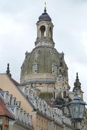 Dresden Saxony Frauenkirche steeple church