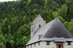 stone Church in Forest