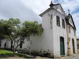 church building in paraty, Brazil