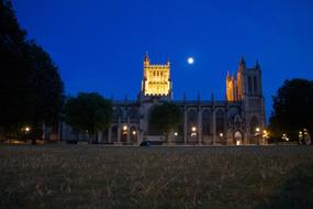 Bishop Church Night Moon