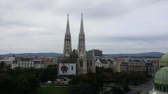 votive church in Vienna, Austria