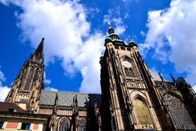 historic St Vitus Cathedral in Prague