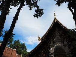 Sky and Cathedral in Thailand