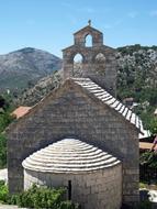 church architecture in lastovo, croatia