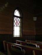catholic Church Pews and Window