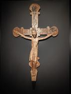 Christ Romanesque Carving Wood The