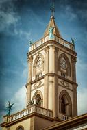 church tower facade in brazil