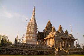 unusual temple architecture in Cambodia