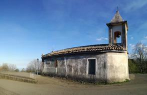 Landscape of stone old Church