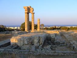 The Ruins Of Rhodes Antiquity