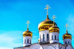 golden dome church Architecture