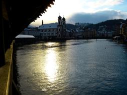 Lucerne River Switzerland Cityscape