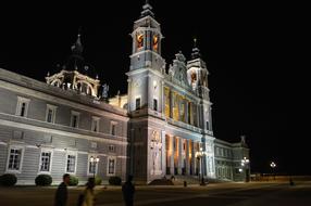 Architecture Building at night street