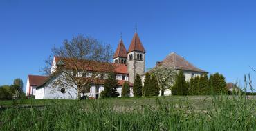 old Church in countryside, germany, Reichenau Island