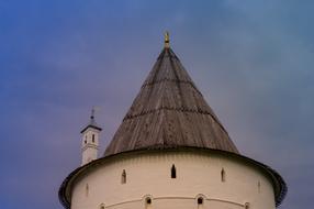 triangular dome of the church