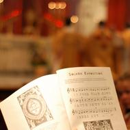 Catholic Church Religious music sheet