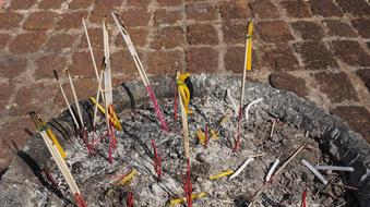 Adoration Worship Incense burns