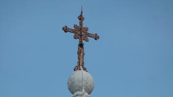 Church Cross Blue