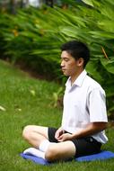 Buddhist Boy at Meditation