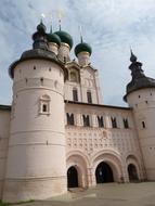 Golden Ring monastery in Russia Rostov